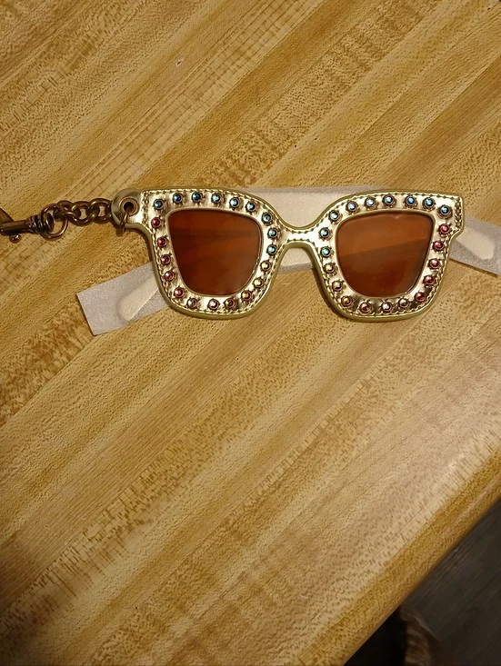 ❤️Kurt Geiger NWT/NIB Sunglasses Bag Charm Or Keychain - Picture 3 of 4